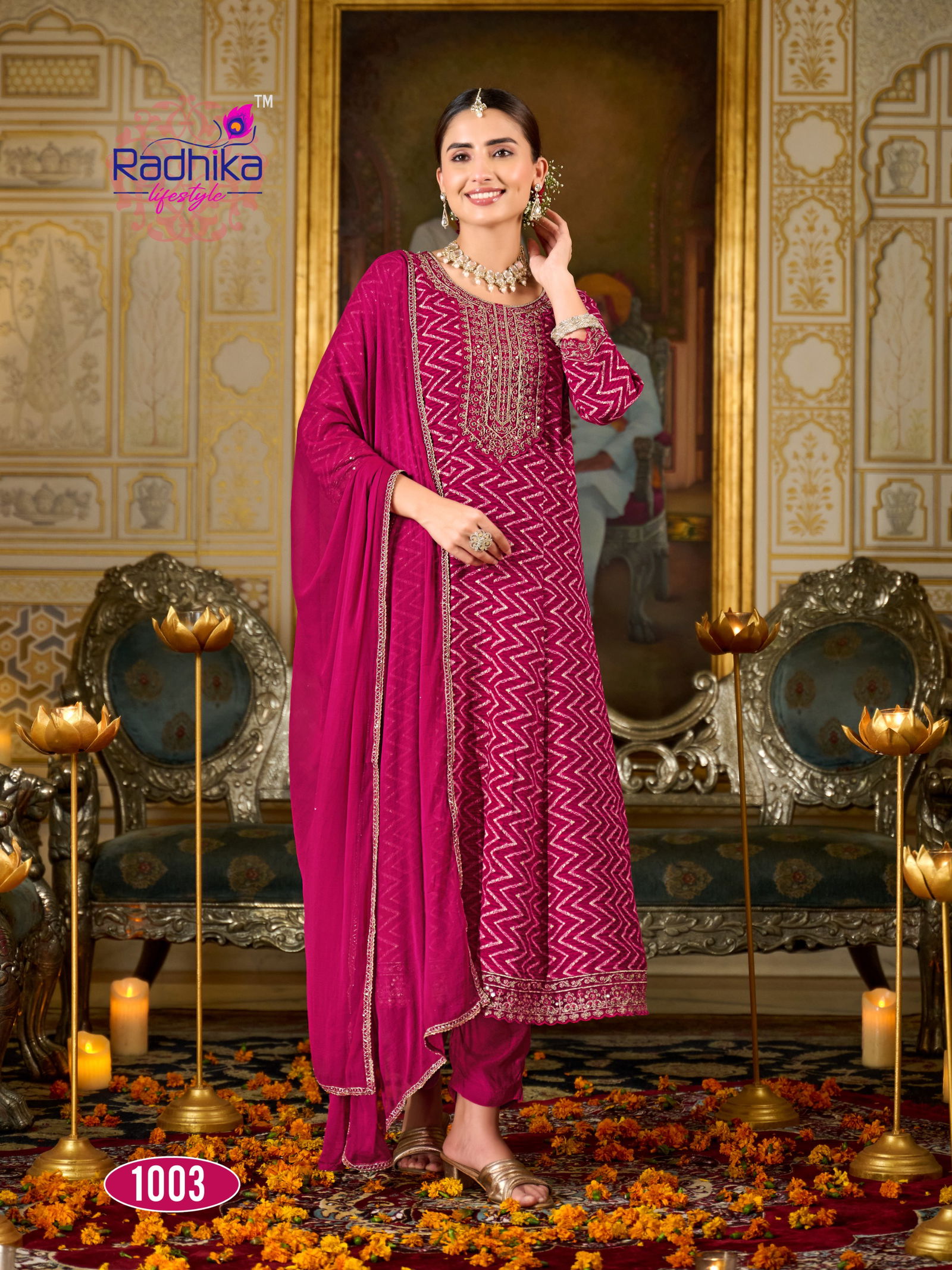 Prasang Vol 1 By Radhika Rayon Foil Printed Kurti With Dupatta Wholesale Online 